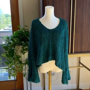 Free People Bell Sleeve Sweater Size M